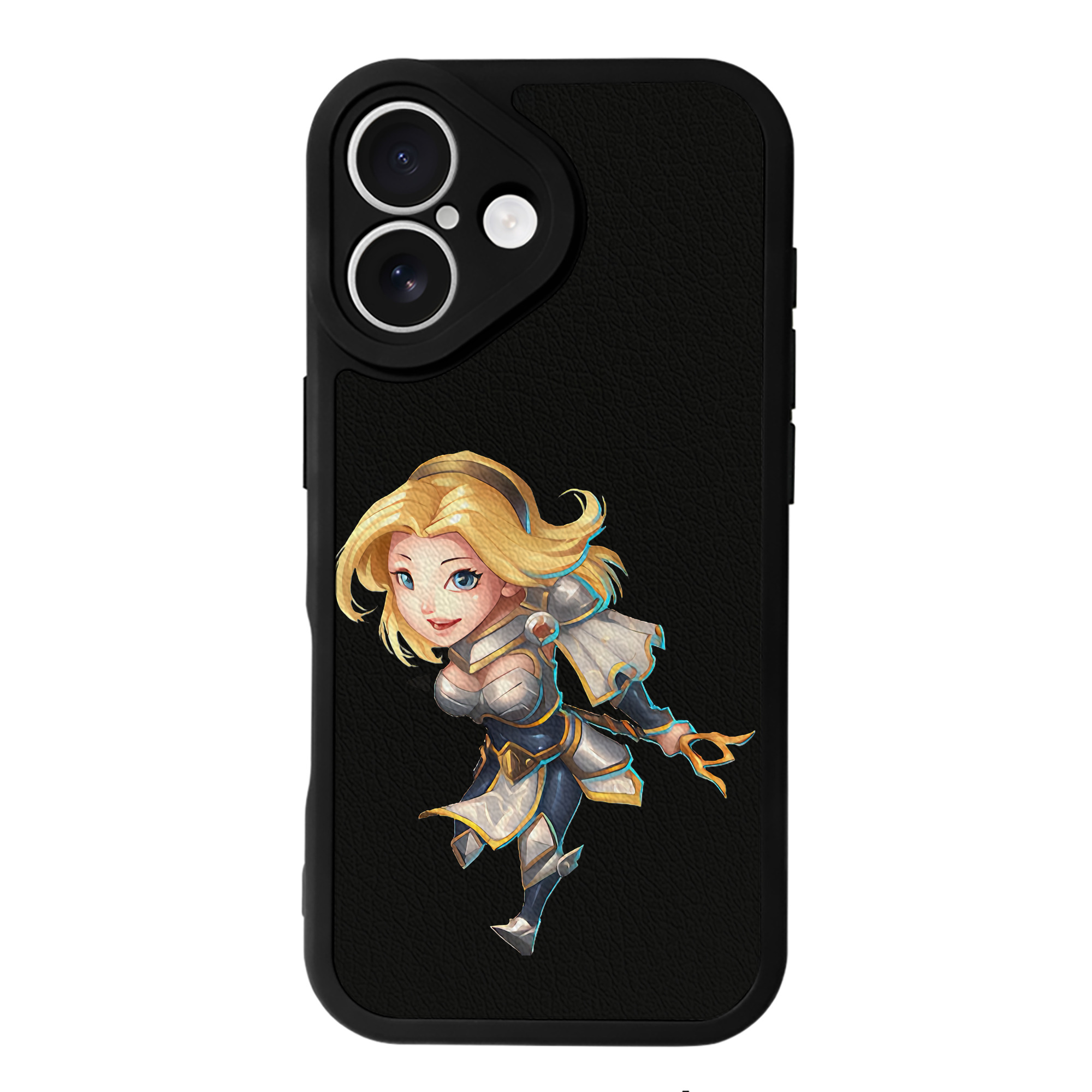 （画像用） リーグ・オブ・レジェンド League of Legends LOL 【iPhone 16シリーズ対応】シリコンスマホケース（レザー調） 材質：シリコン